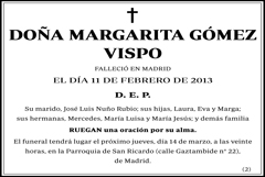 Margarita Gómez Vispo